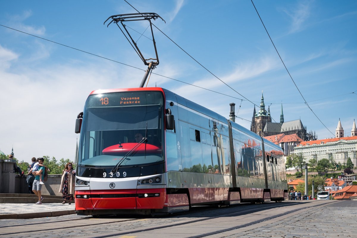 T15 Tram in Prague