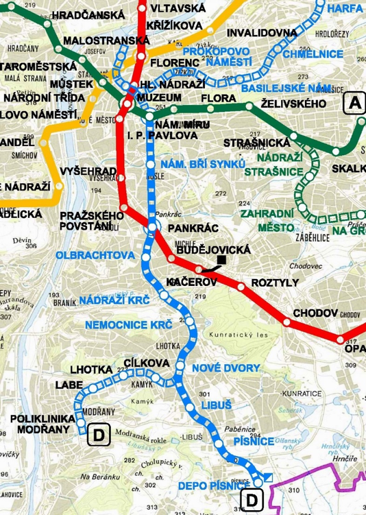 Mapa metra