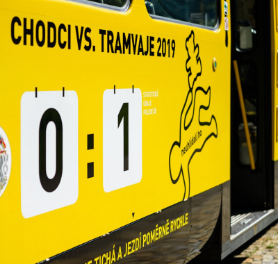 Počet srážek tramvají s...