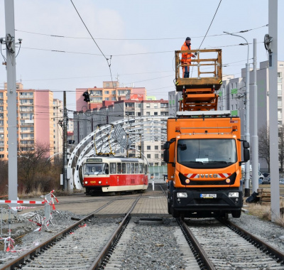 Nová tramvajová trať:...