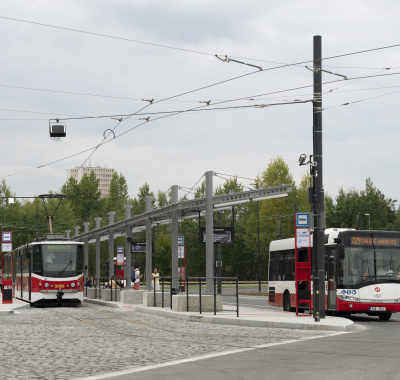 Nová tramvajová smyčka Depo...