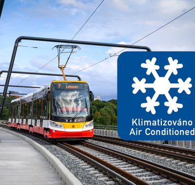 Cestujte Prahou klimatizovaně!