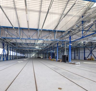 FOTO: Stavba nové vozovny...