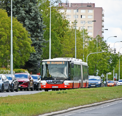 Práce na stavbě tramvajové...