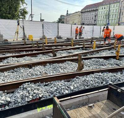 FOTO: Kolejové rozvětvení v...