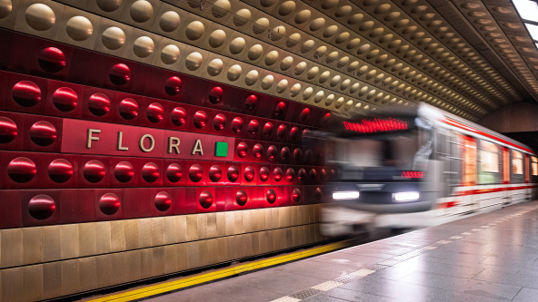 PHOTO: Reconstruction of Flora Metro Station