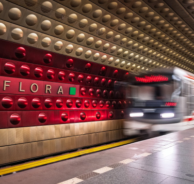 Stanice metra Flora se...