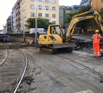 Oblast Pankráce – rekonstrukce tramvajové trati 