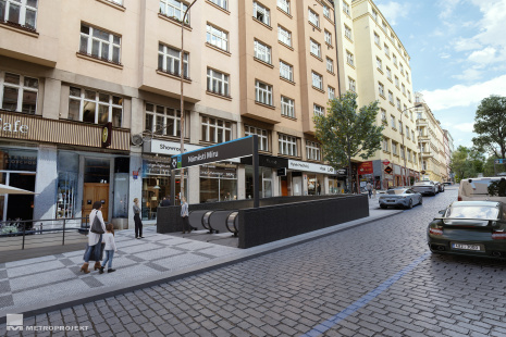2026_severní vestibul - výstup k&nbsp;ulici Vinohradská