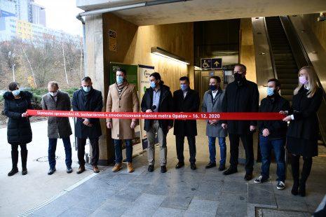 Prague’s 45th barrier-free metro station, photo: DPP – Zdeněk Bek