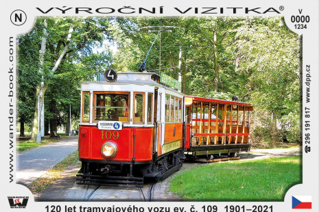 120. výročí tramvajového vozu ev. č. 109