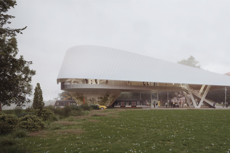 Visualisation of the Bohnice station.