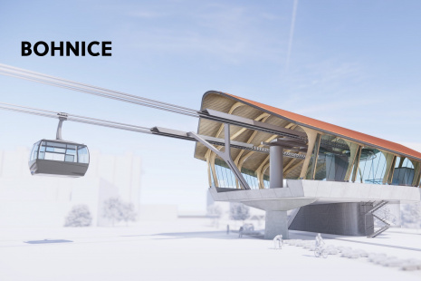 Grimshaw International Limited, visualisation of the Bohnice station.