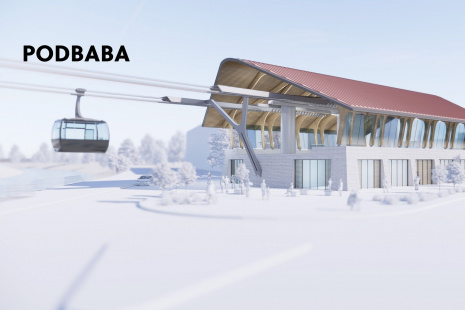 Grimshaw International Limited, visualisation of the Podbaba station.