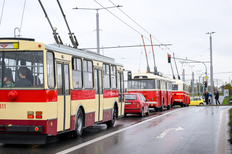 Trolejbusy v Letňanech. Foto: DPP – Petr Hejna