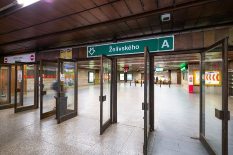 Metro A – stanice Želivského