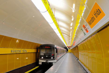 Metro B – stanice Národní třída