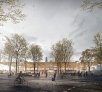 Vizualizace vítězného návrhu od dánského studia Henning Larsen Architects