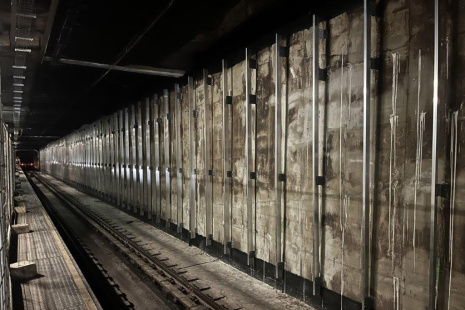 0625_Stanice Pankrác C rekonstrukce nosného roštu obkladu a&nbsp;svodů kanalizace