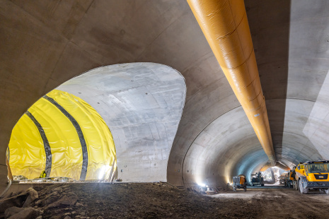 Obratový tunel za stanicí Pankrác D, Foto: Subterra a.s.
