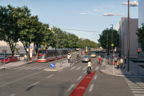 Vizualizace: Metroprojekt Praha, a. s. + Ateliér Onixia. 