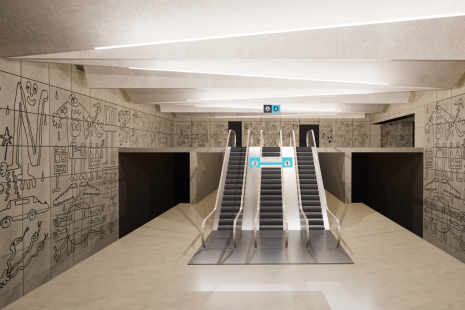 Metro D - Stanice Libuš, Julius Reichel 