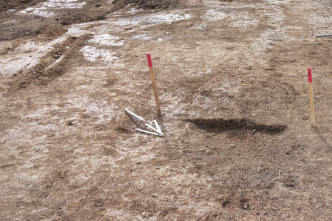 12 2025_archeologický objekt v&nbsp;jižní části plochy PL2