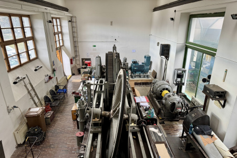 Strojovna&nbsp;petřínské lanovky. FOTO: DPP.