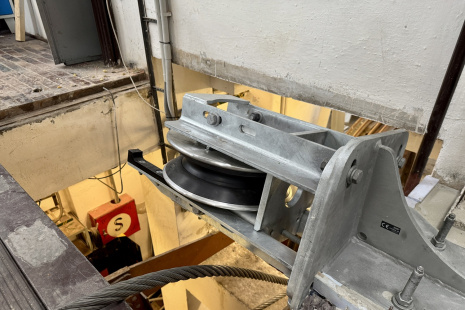 Část nového kladkového systému. FOTO: DPP.